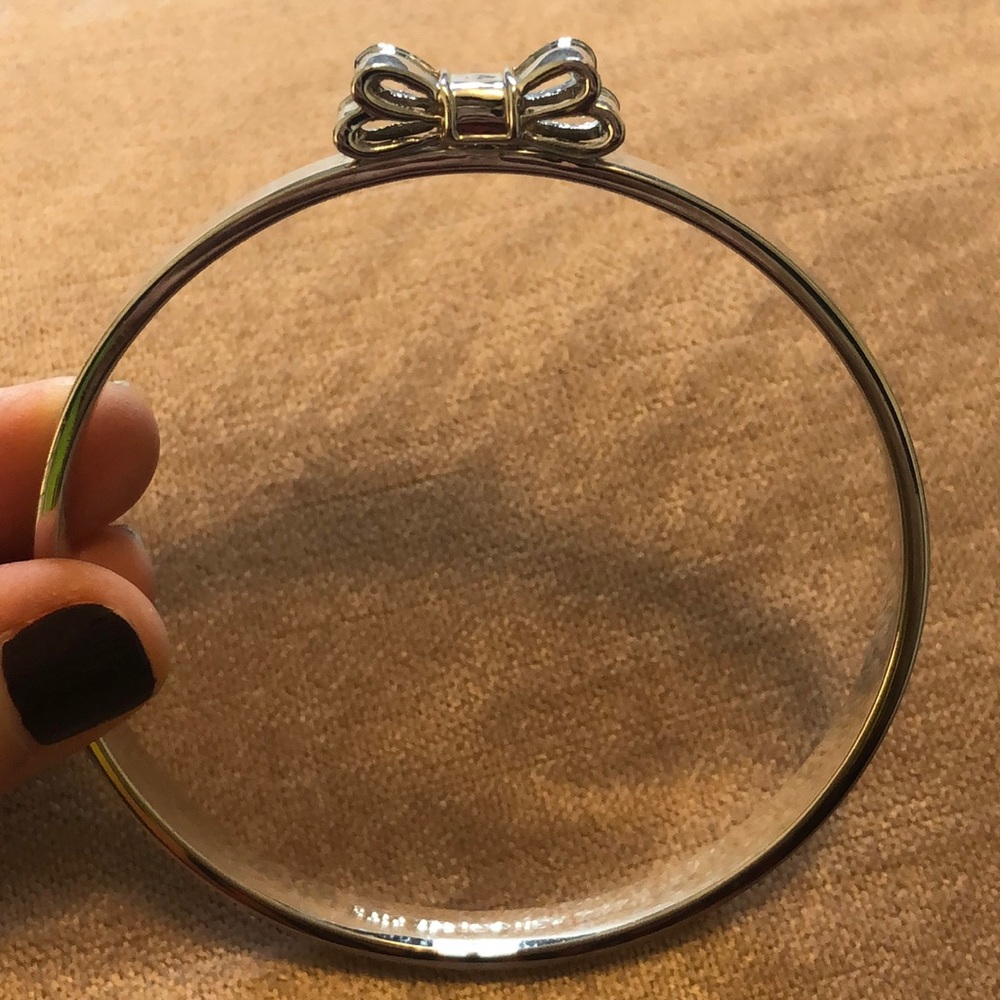 Kate Spade Silver Bow Bangle